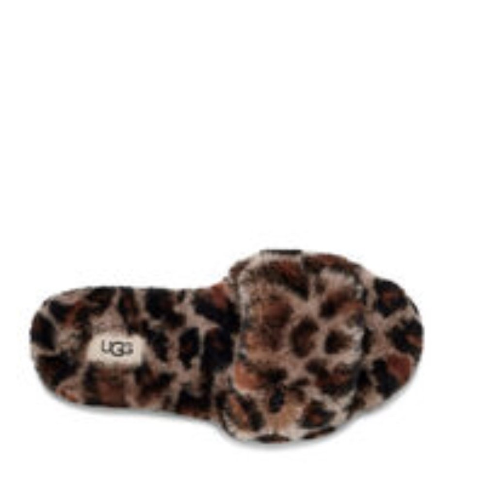 UGG W Fluff Slide II Leopard - Picture 5 of 6